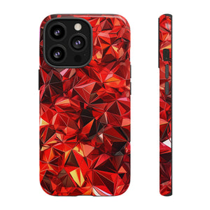 Geometric Red Fusion - Schutzhülle fürs Handy