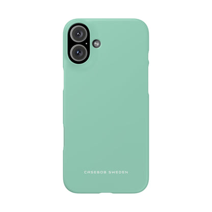 Aquamarine iPhone 16 - Slim Phone Case