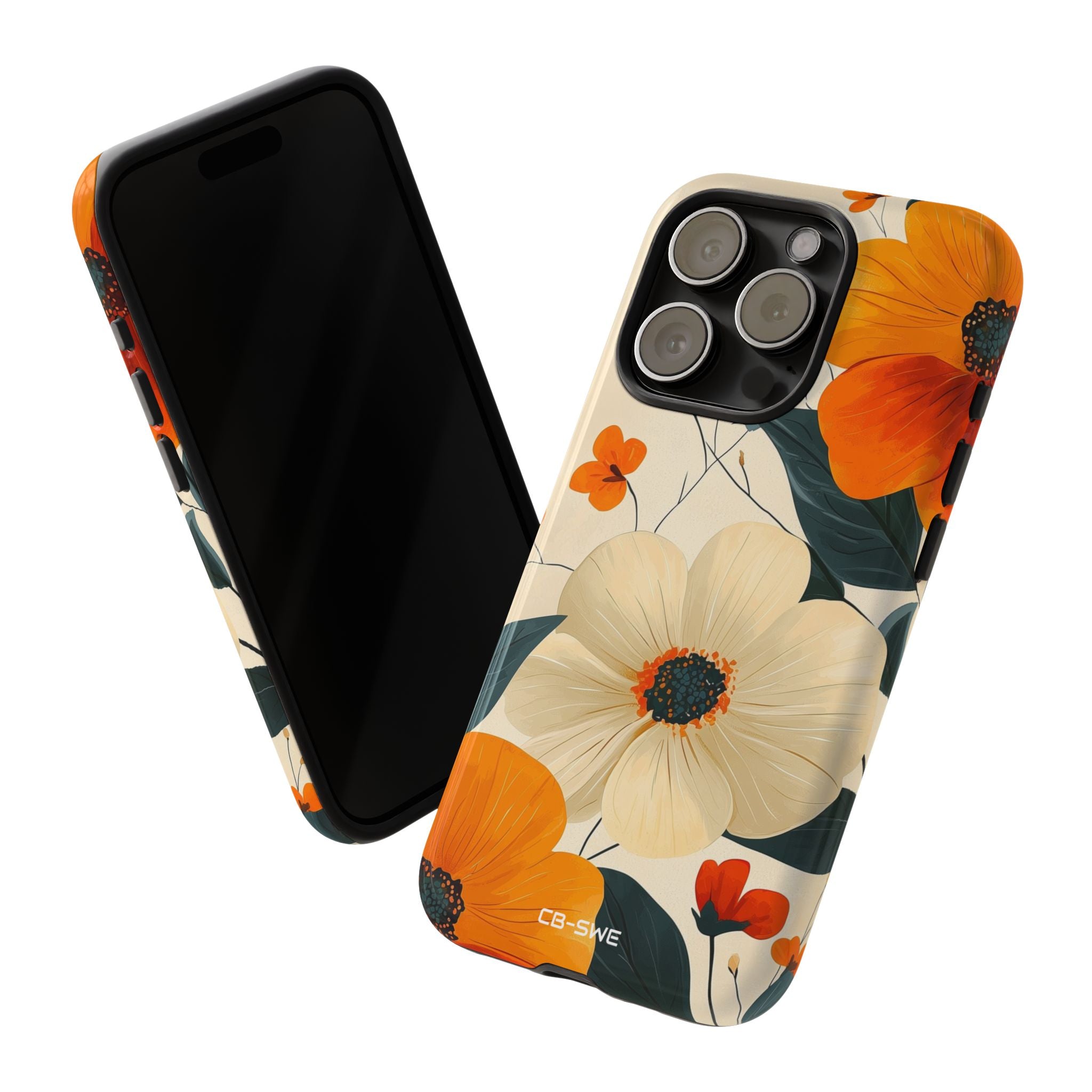 Vibrant Flowers Bloom - iPhone Case