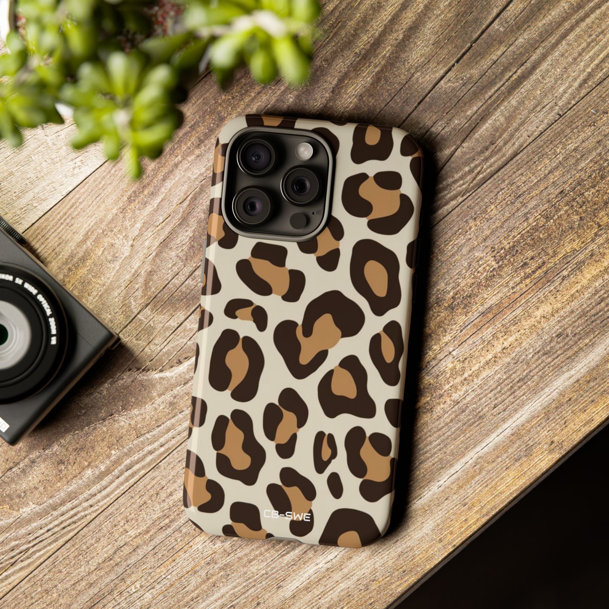 Leopard Print Elegance - iPhone Case
