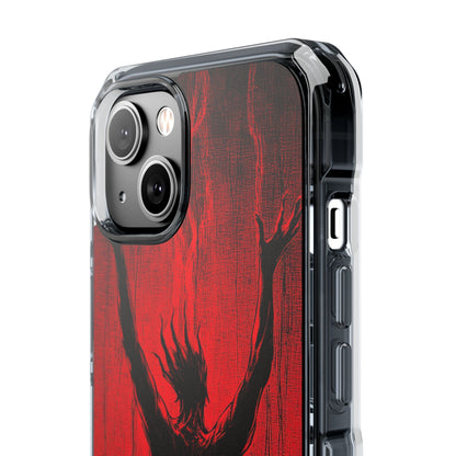 Crimson Despair iPhone 14 - Clear Impact Phone Case