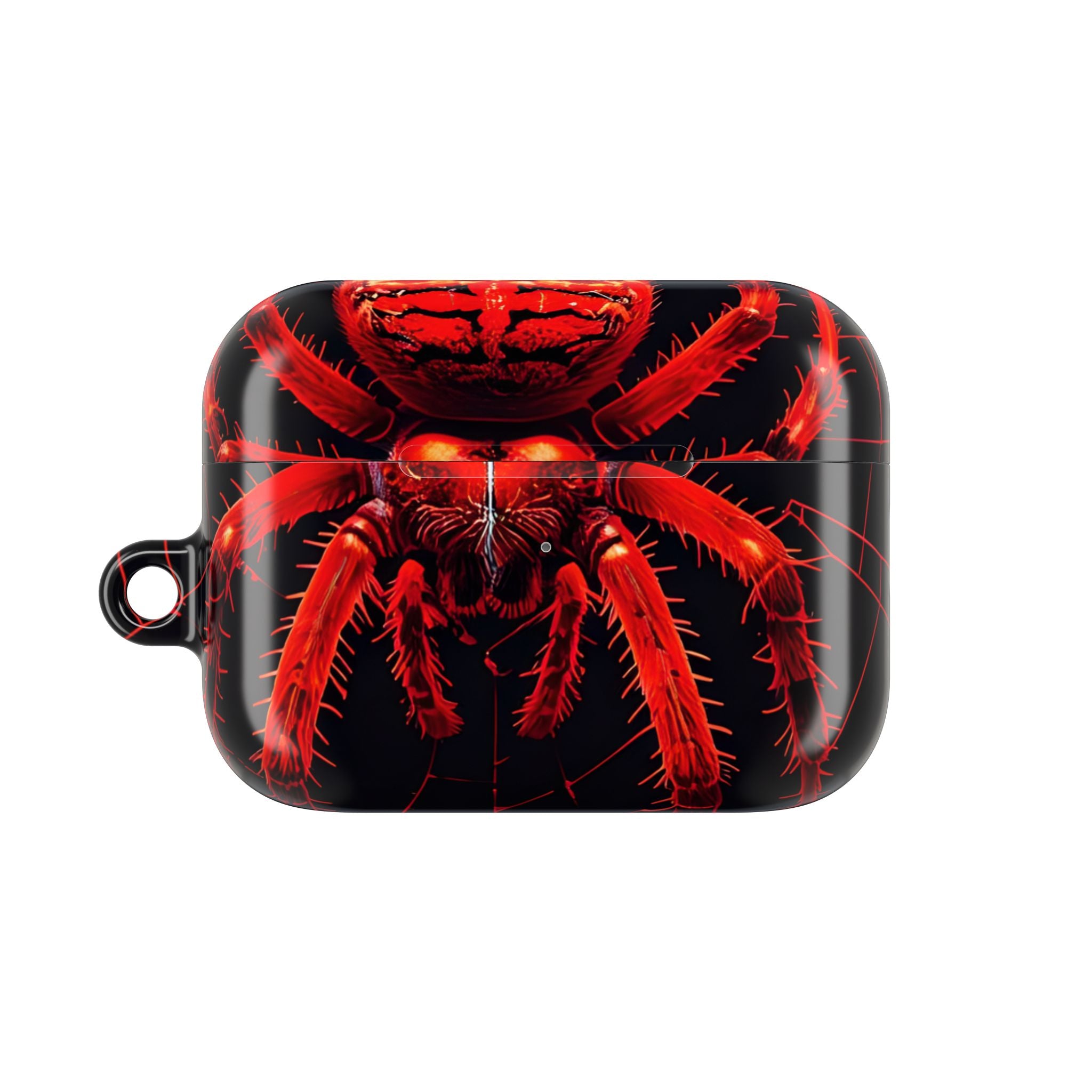 Crimson Spiderweb - AirPods Case