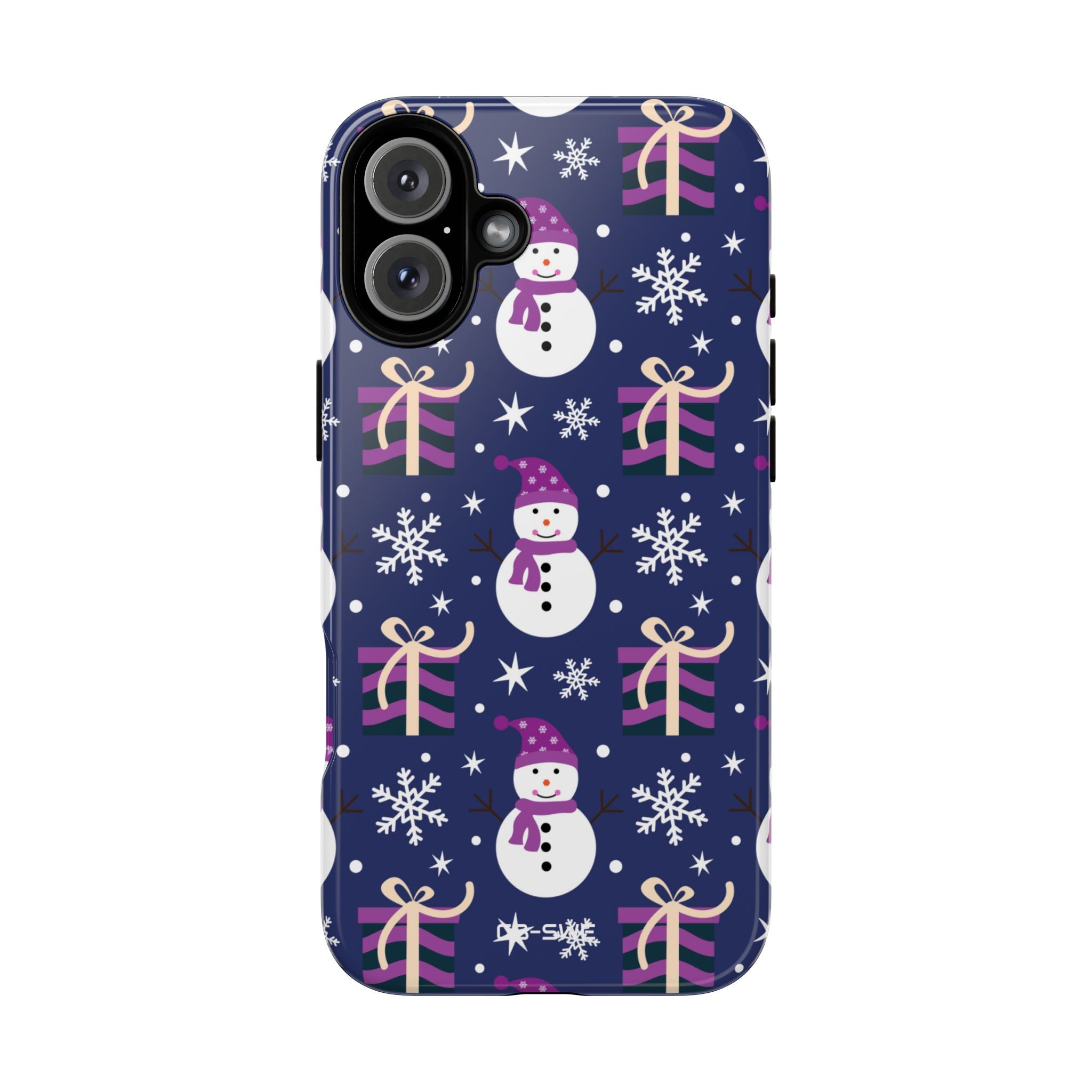 Snowmen Gift Giving - iPhone Case