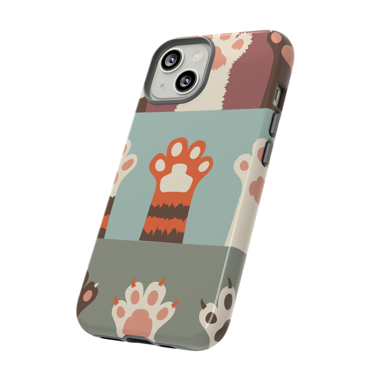 Vintage Cat Paw - Protective Phone Case