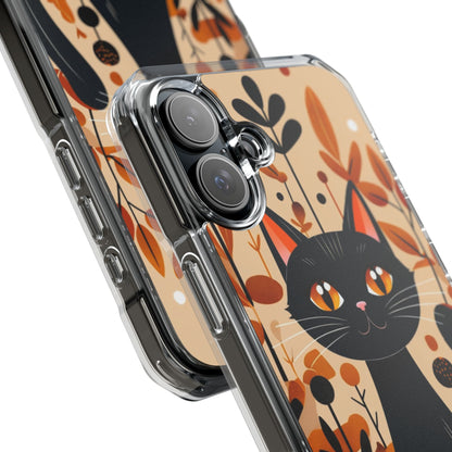Autumnal Cat Whimsy iPhone Case - Impact
