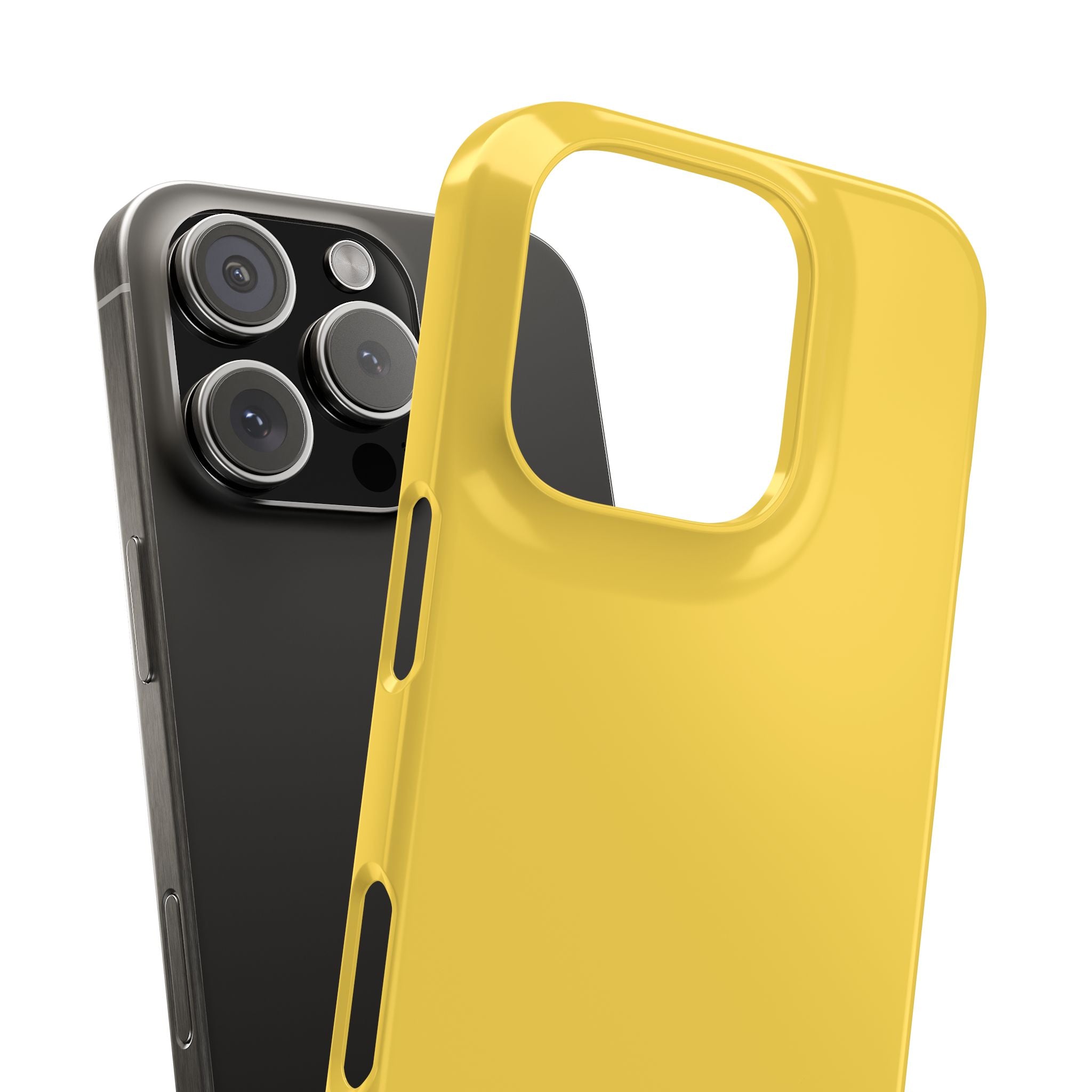 Mustard Yellow - Slim iPhone 16 Phone Case