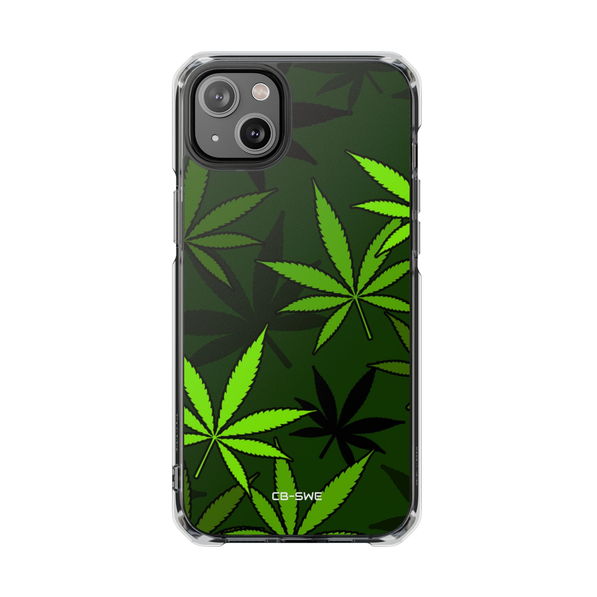 Green Leaf Symmetry iPhone Case - Impact