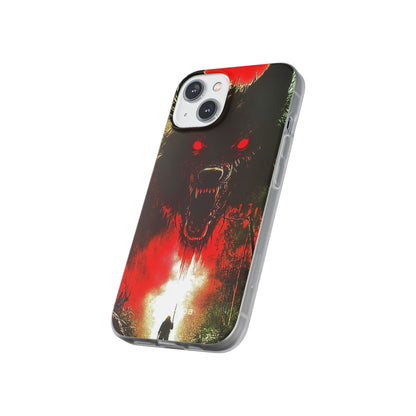 Crimson Wolf iPhone 14 Case - Soft