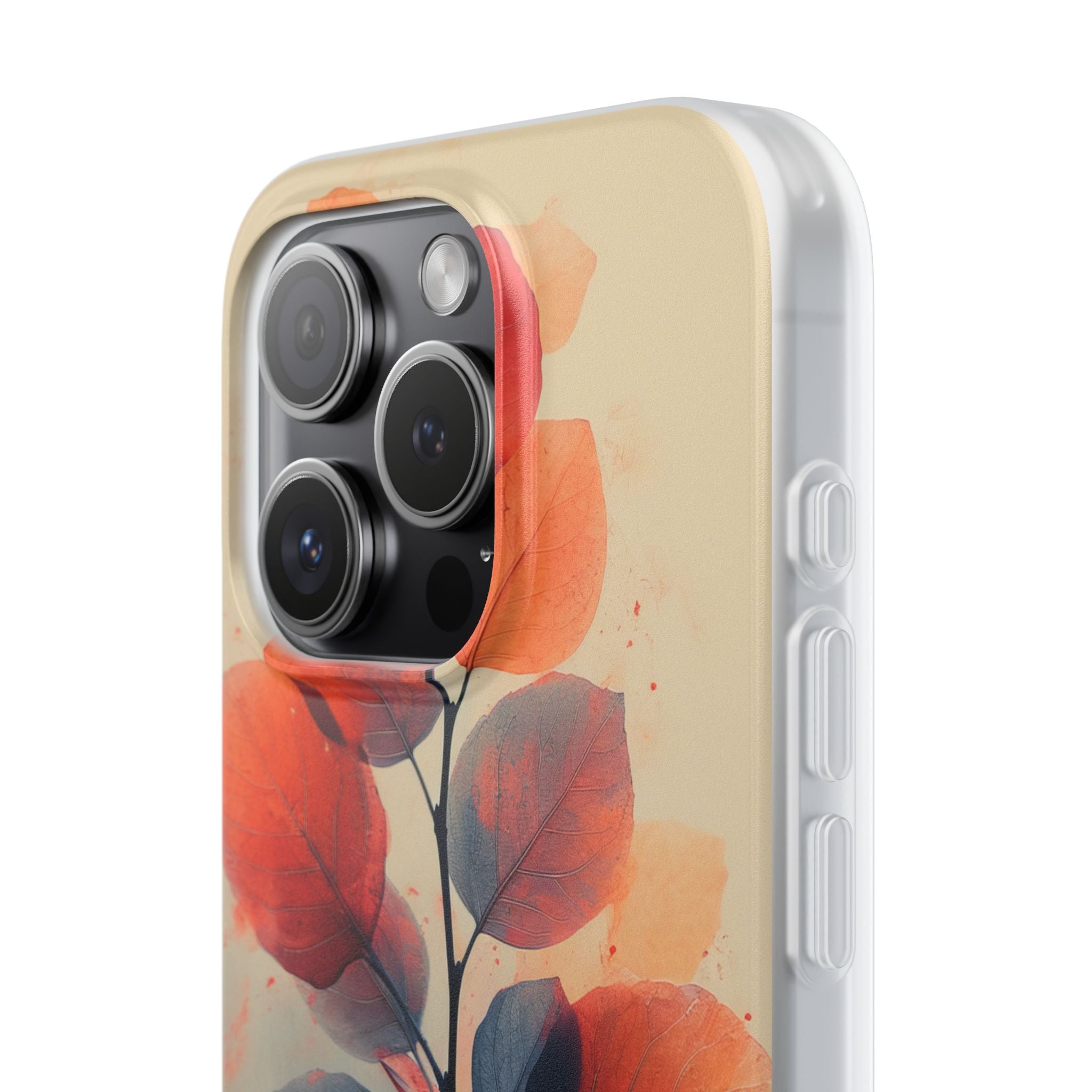 Ethereal Leaf Harmony iPhone 15 - Flexi Phone Case