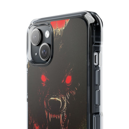 Bloodmoon Wolf's Lament iPhone 15 - Clear Impact Phone Case