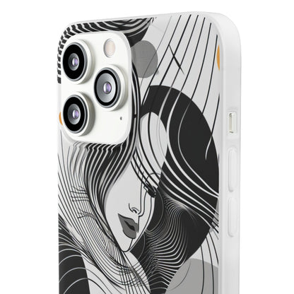 Fluid Noir Rhythm | Flexible Phone Case for iPhone