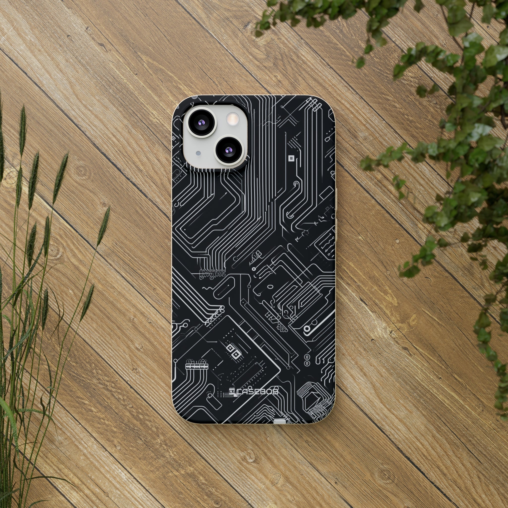 Cyber Circuitry Art | Biodegradable Phone Case