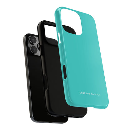 Medium Turquoise iPhone 16 - Tough Phone Case