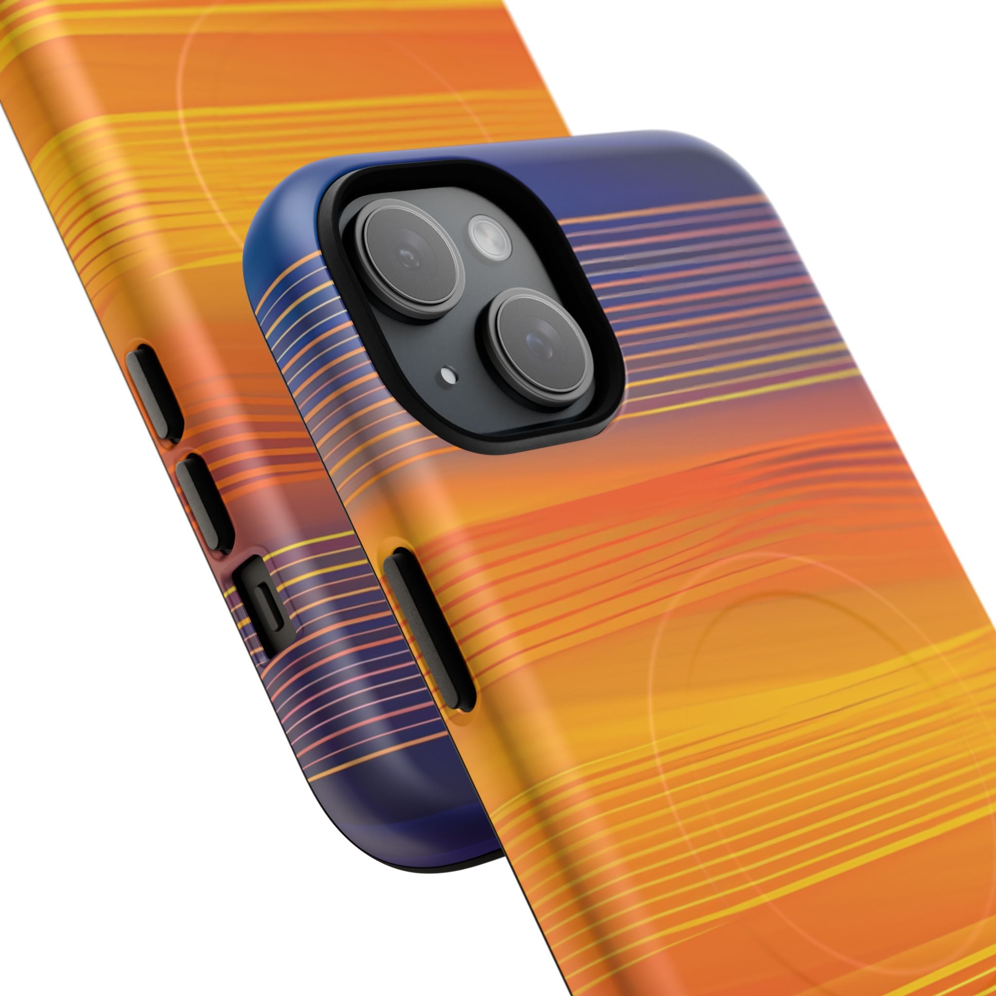 Gradient Sunset Flow iPhone 15 | Tough+ Phone Case