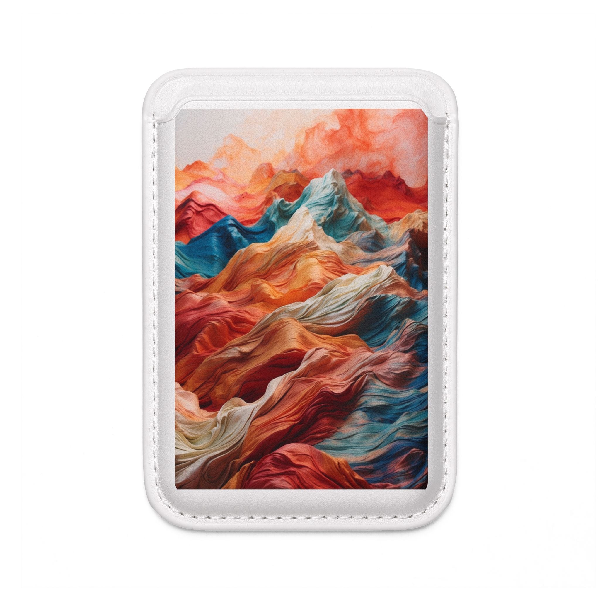 Fabric Peaks Sunset Wallet – MagSafe Ready