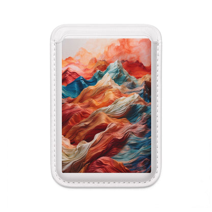 Fabric Peaks Sunset Wallet – MagSafe Ready