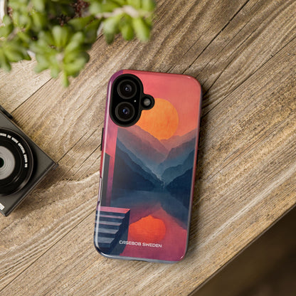 Surreal Sunset Landscape - Tough iPhone 16 Phone Case