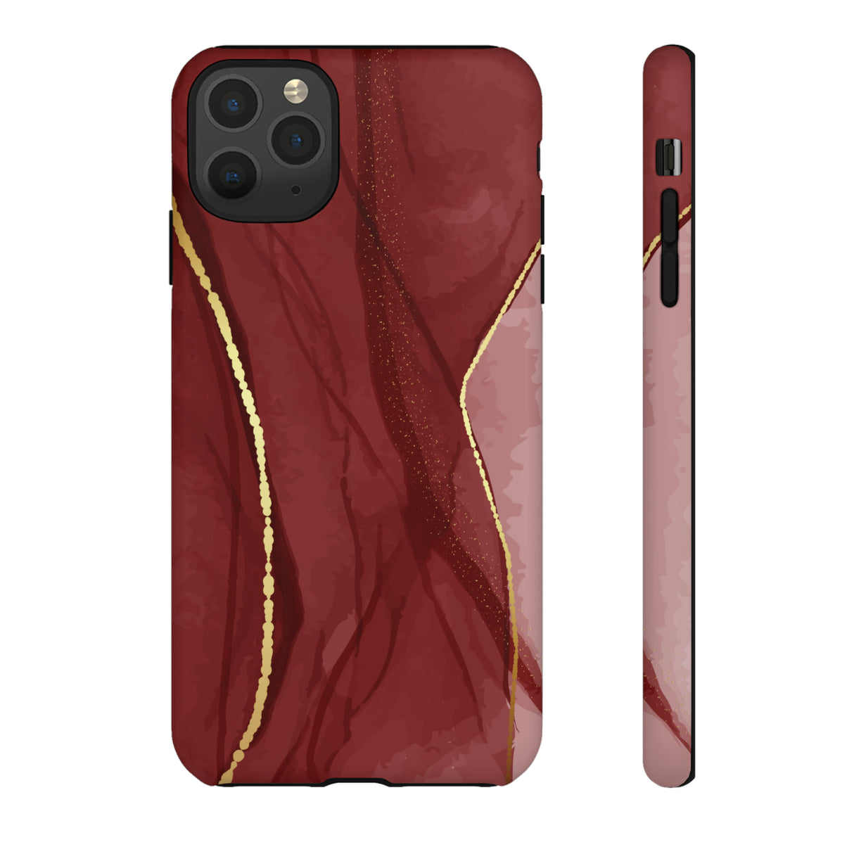 Dark Red - Protective Phone Case