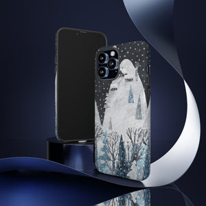 Cute Winter Landscape - Protective Phone Case