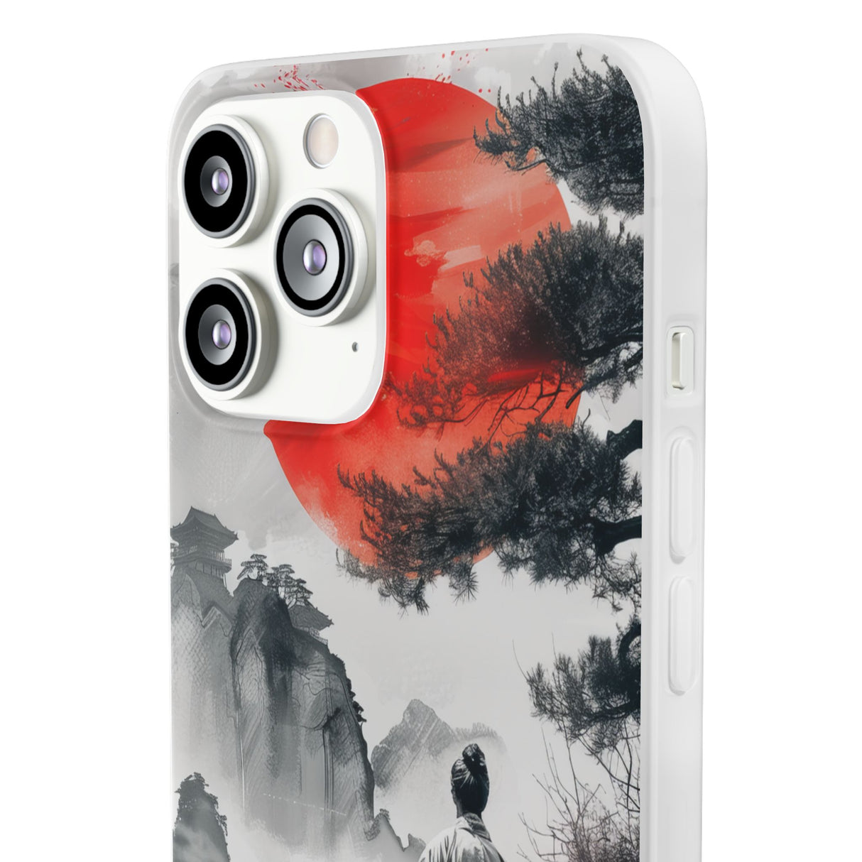 Serene Samurai Sunrise | Flexible Phone Case for iPhone