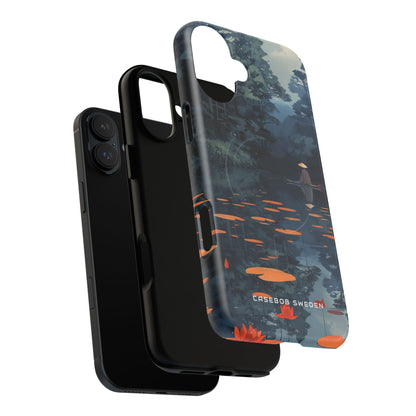 Tranquil Lotus Reflections iPhone 16 | Tough+ Phone Case