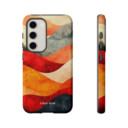 Cracked Wave Sunset Samsung S23 Case - Tough
