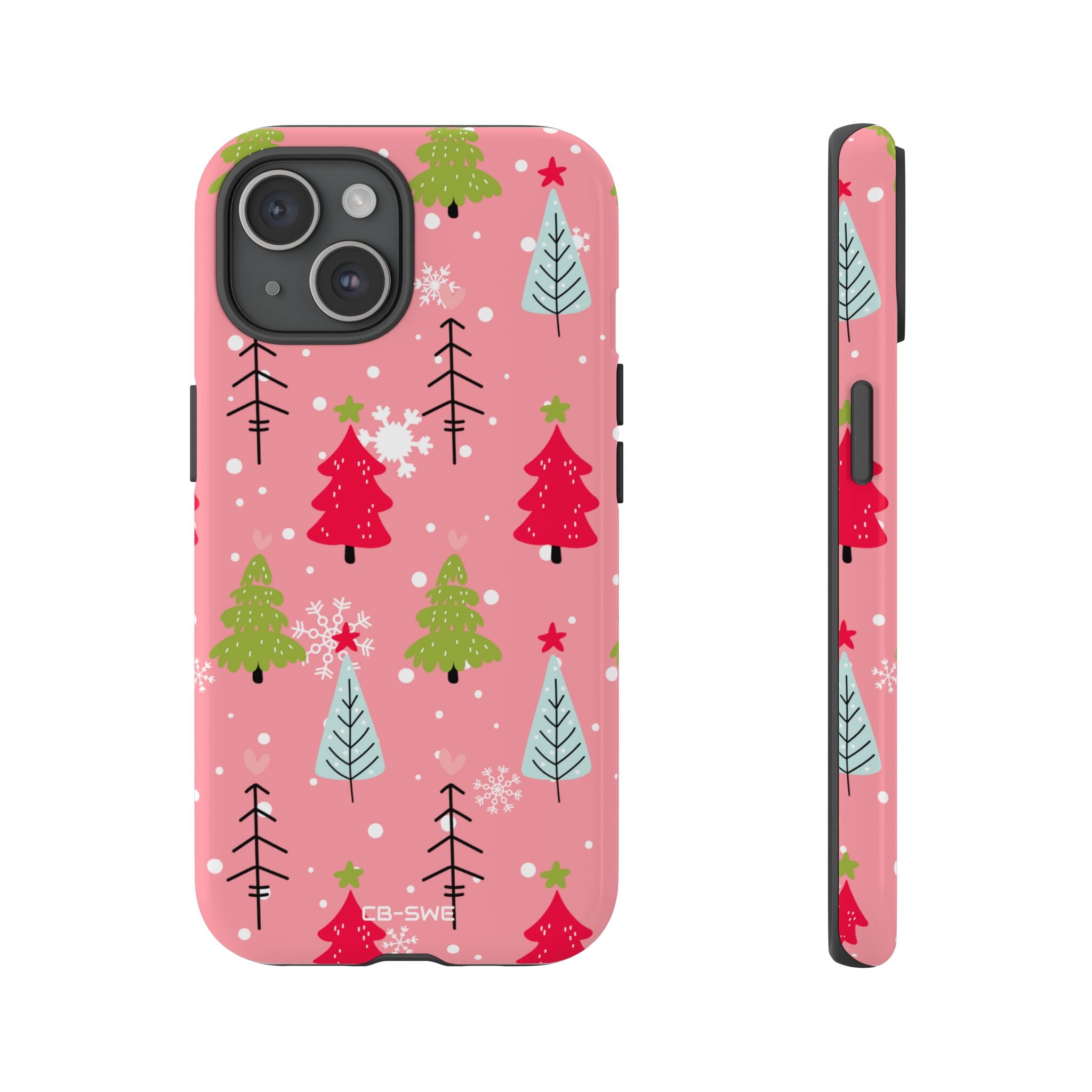 Festive Trees Dance - iPhone Case