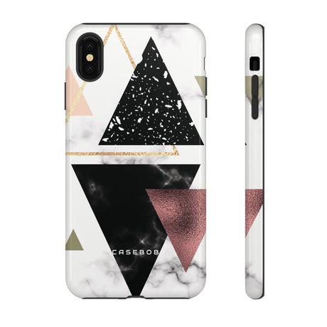 Rose Gold Triangles - Protective Phone Case