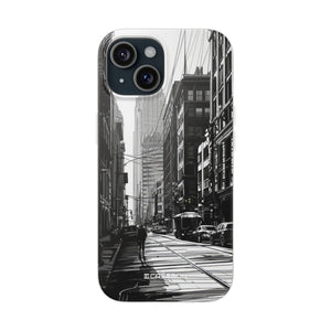 Noir Urban Serenity | Flexible Phone Case for iPhone