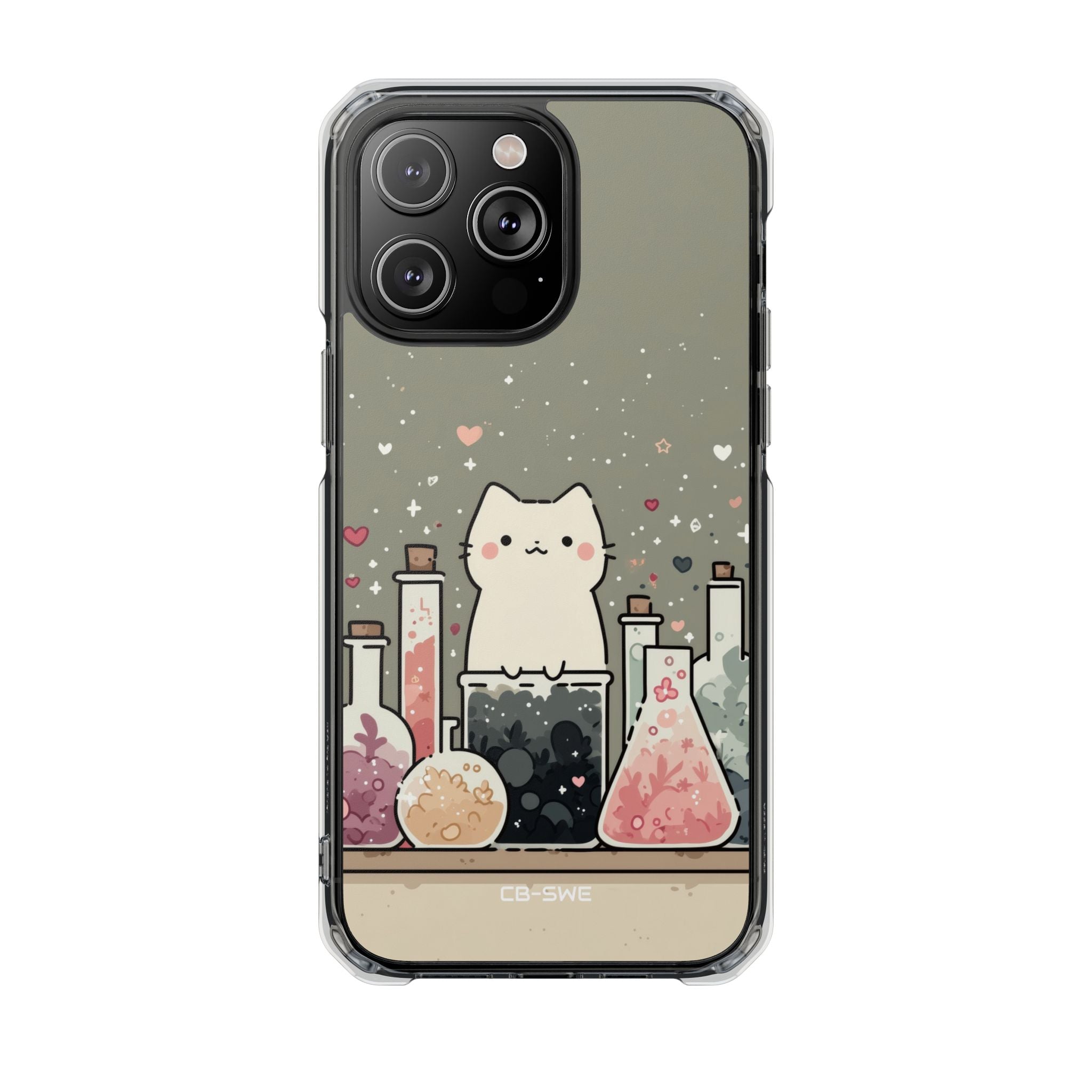 Cat Explores Potions iPhone Case - Impact