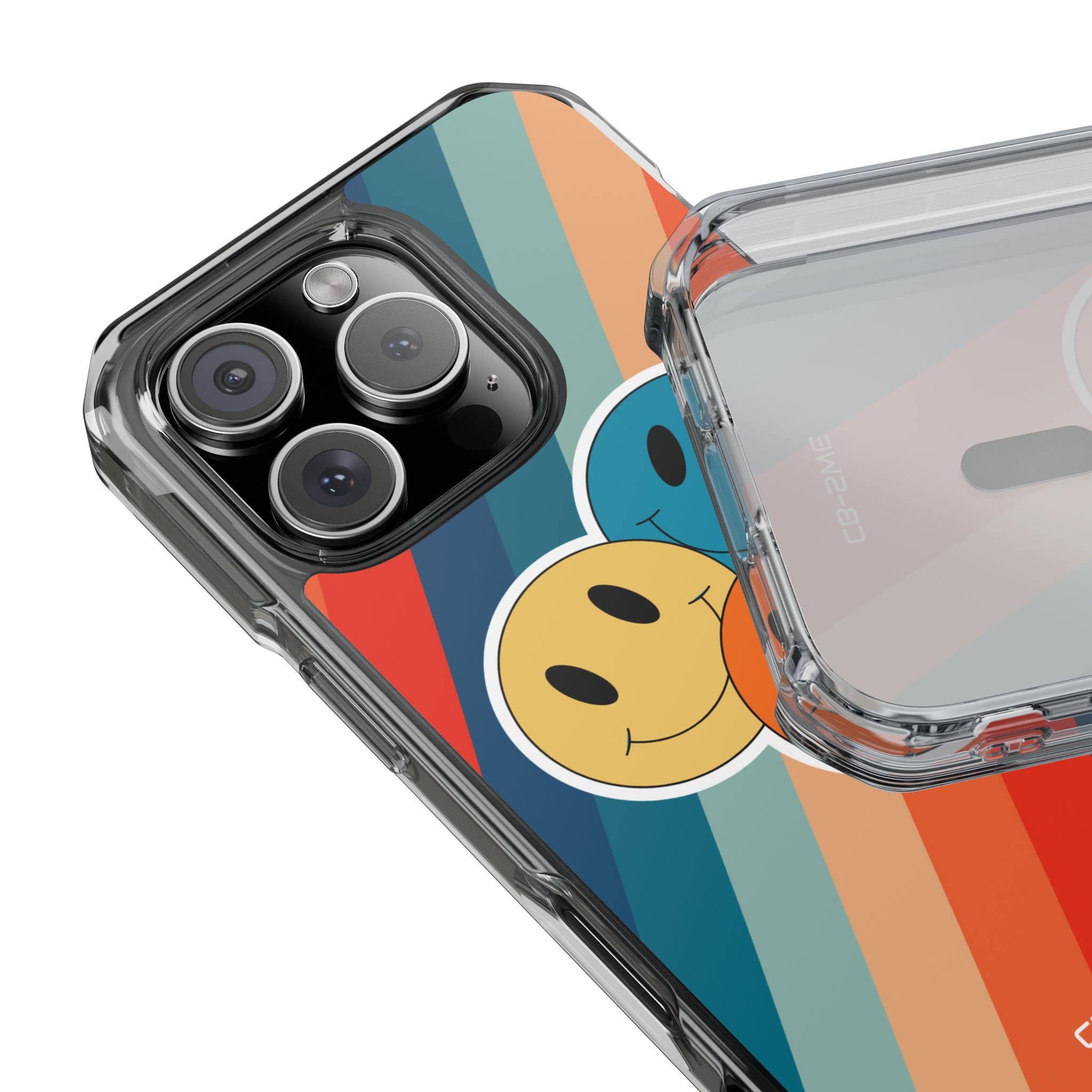 Retro Smiley Harmony iPhone Case - Impact