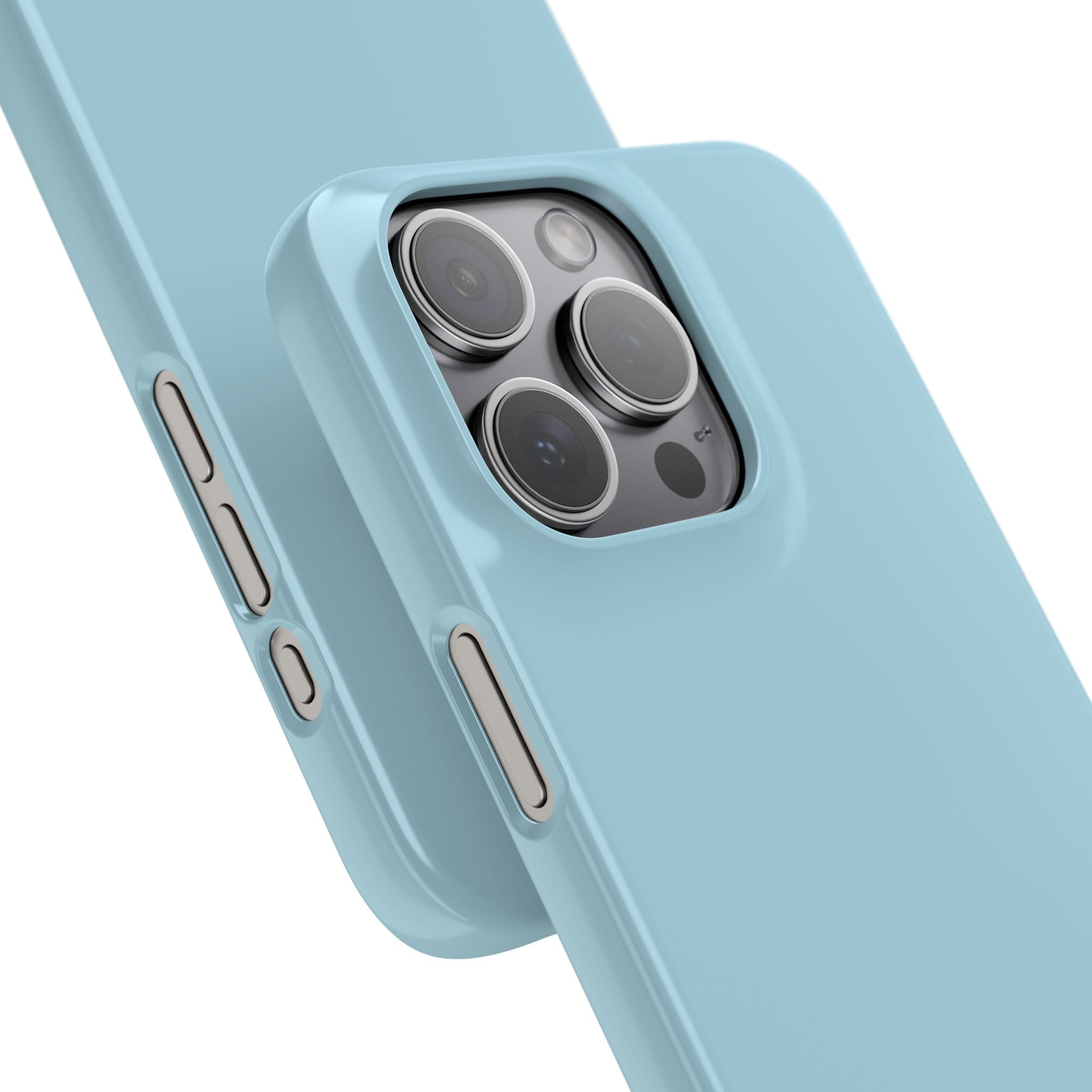 Light Blue iPhone 15 - Slim Phone Case