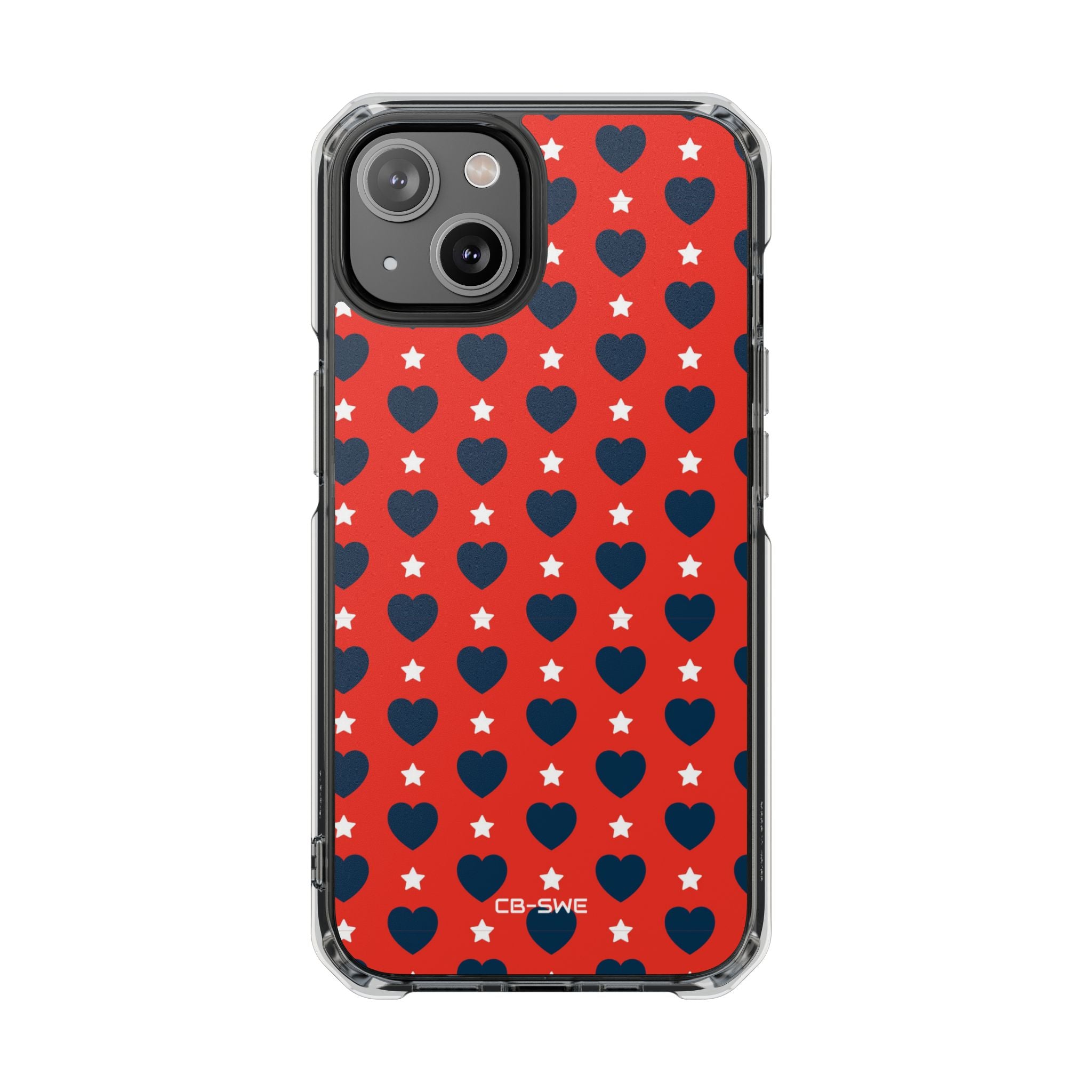 Hearts Embrace Stars iPhone Case - Impact