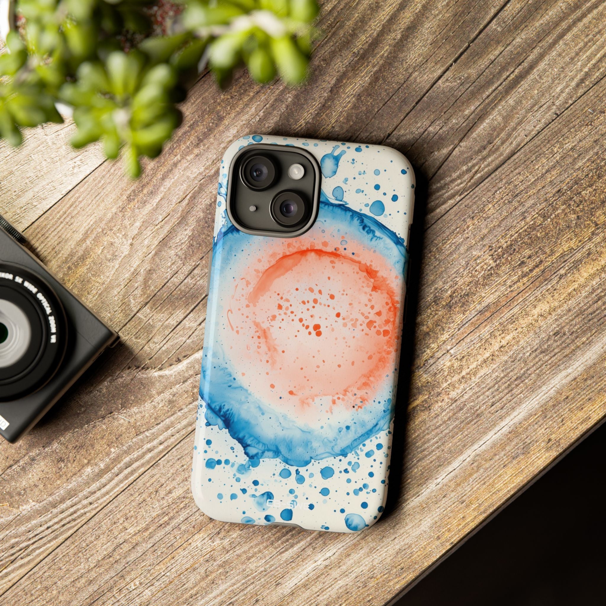 Vibrant Waves Dance - iPhone Case