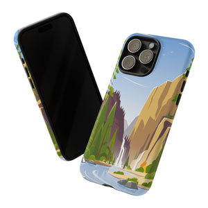 Waterfall at National Park iPhone Case (Protective)