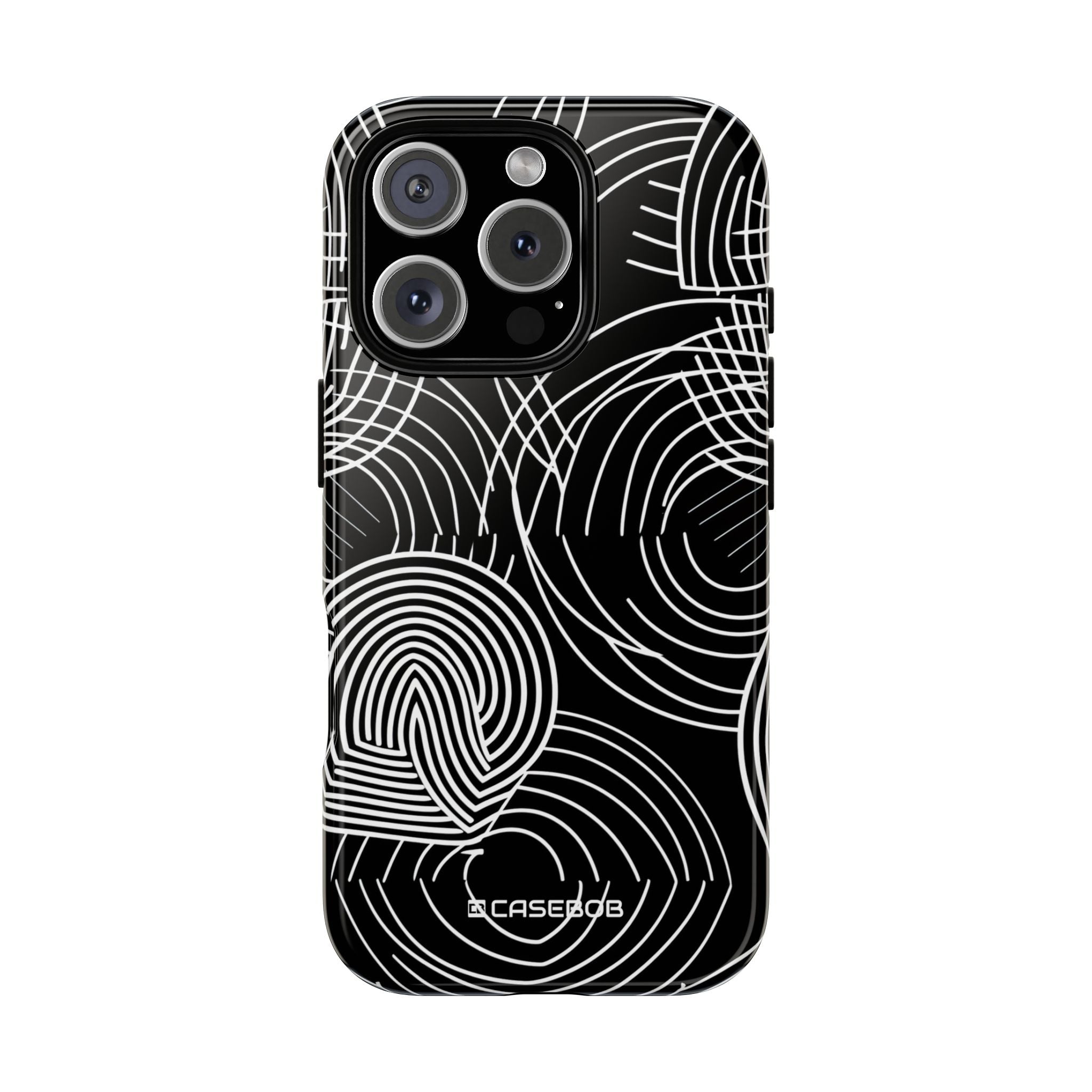 Ethereal Black and White Labyrinth - for iPhone 16