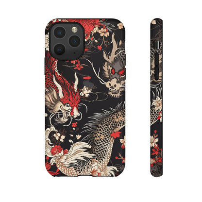 Oni Demons & Sacred Symbols - Protective Phone Case