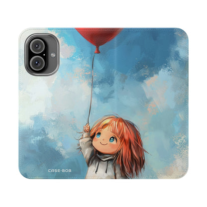 Heart Balloon Glow - iPhone 16  Case - Wallet