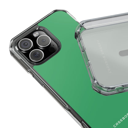 Medium Sea Green iPhone 16 - Clear Impact Phone Case