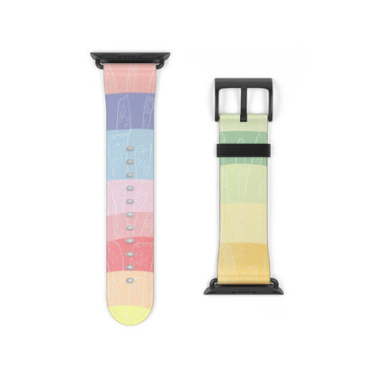 Pastel Rainbow Glow - Watch Band