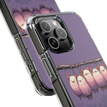 Bats Hang Playfully iPhone Case - Impact