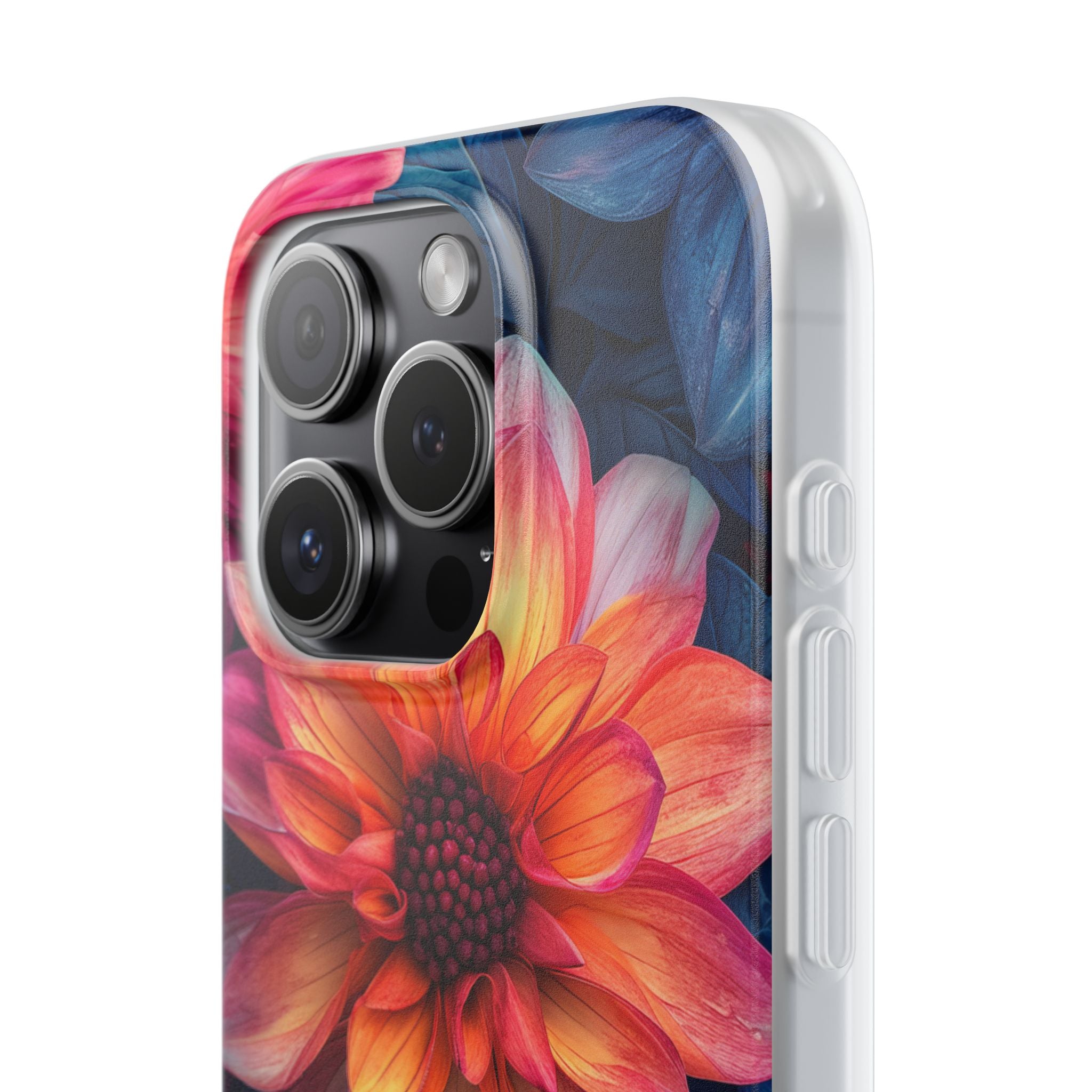 Fiery Bloom Harmony iPhone 15 - Flexi Phone Case