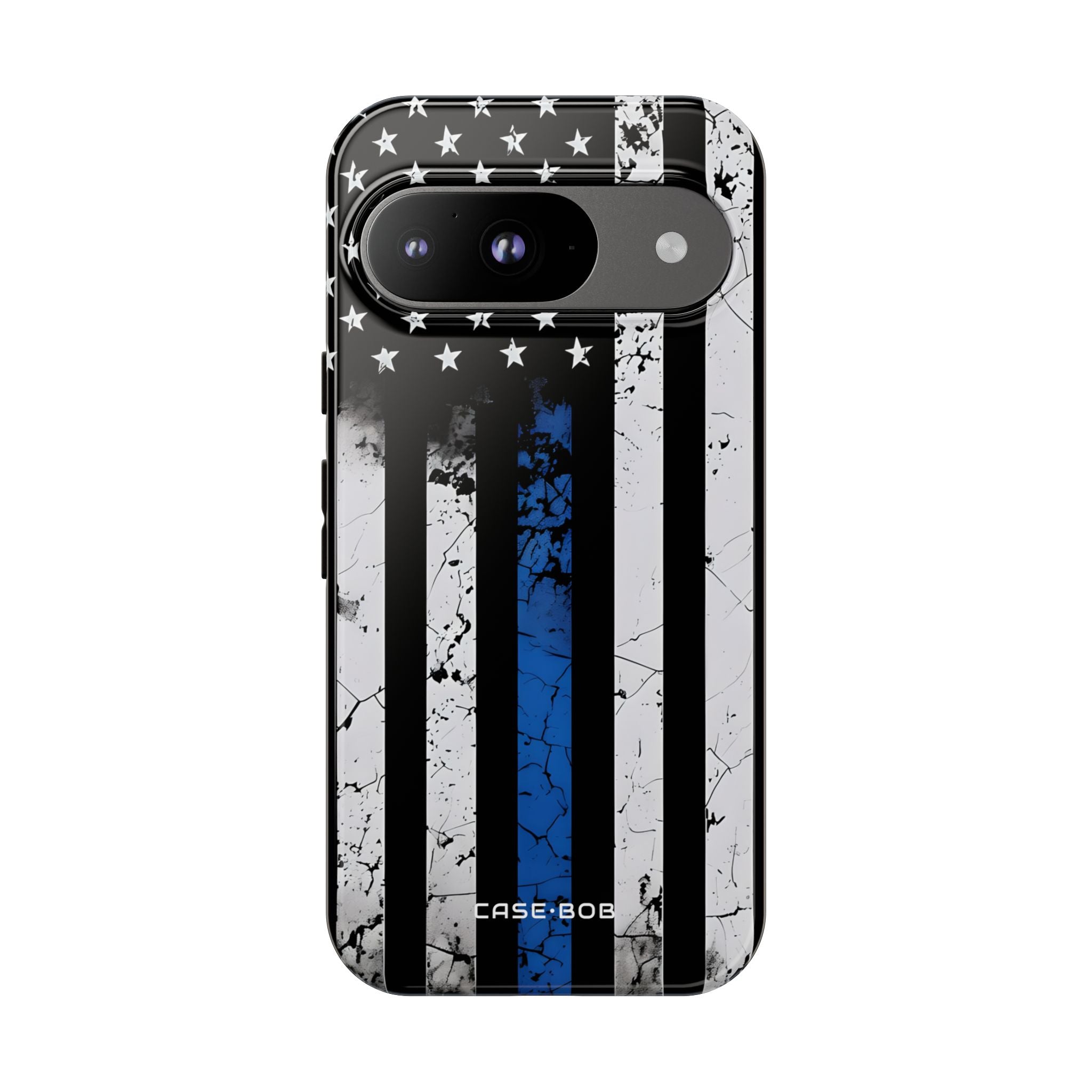 Blue Stripe Flag Google Pixel 9 Case - Tough