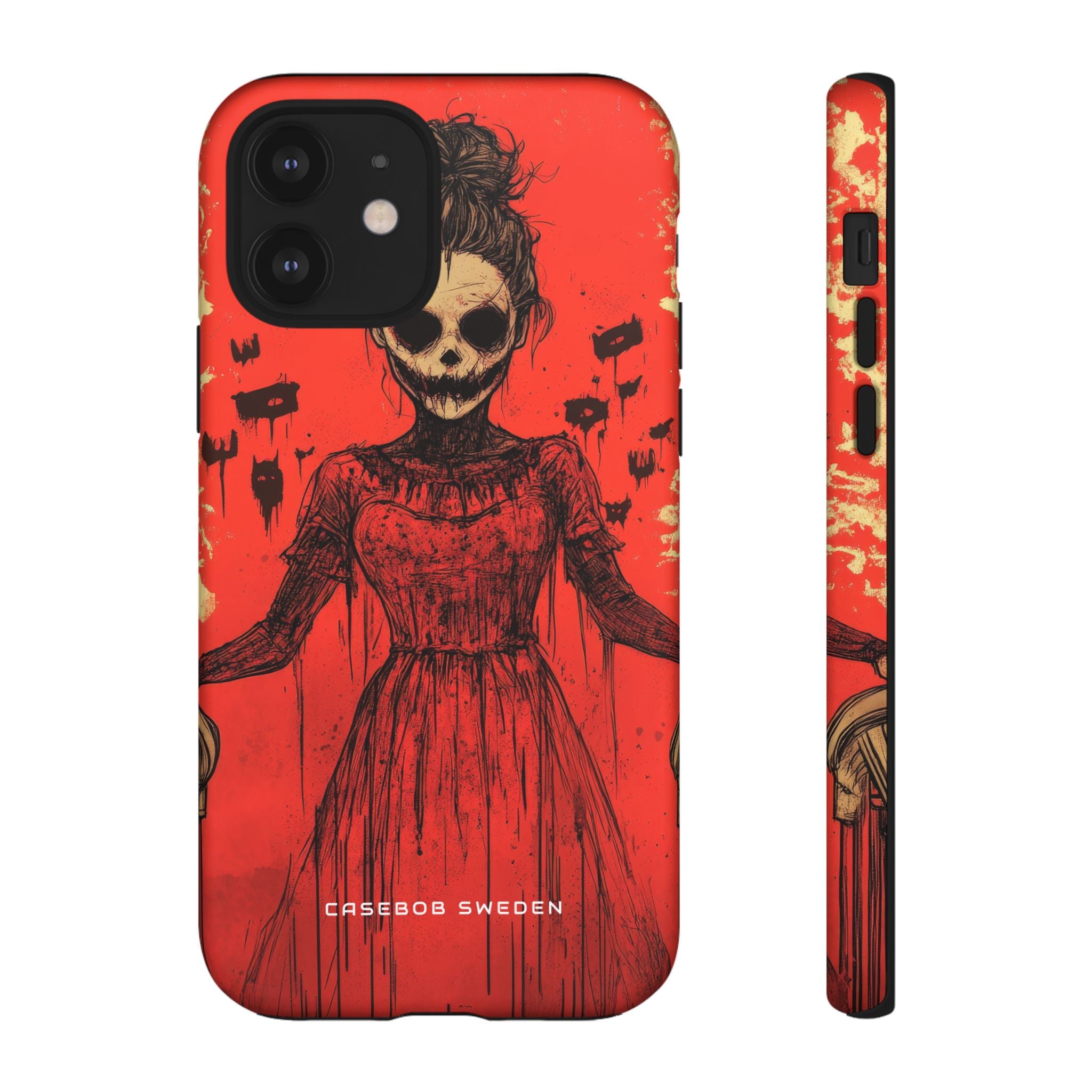 Haunting Scarlet Descent iPhone 12 - Tough Phone Case