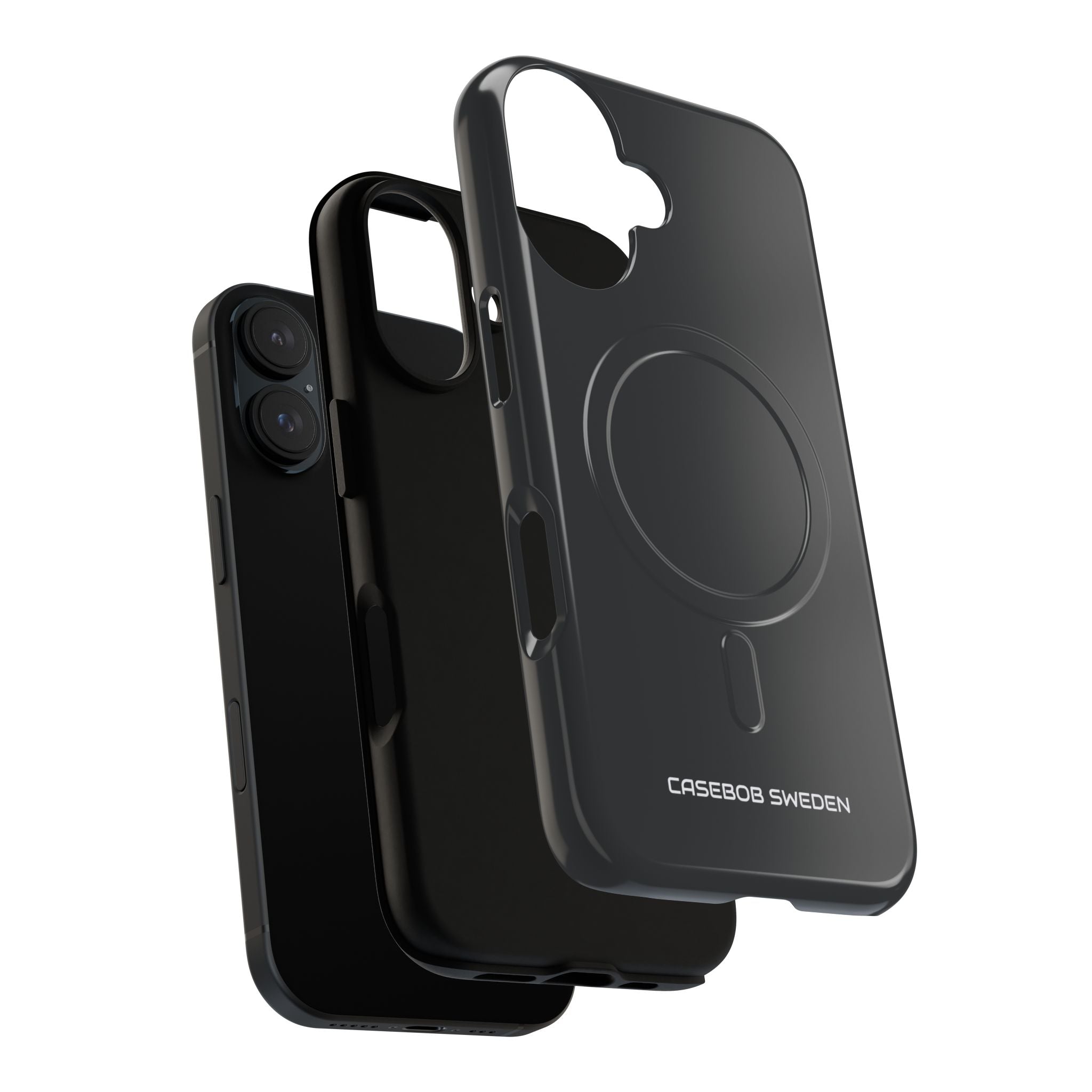 Graphite Black - Tough + MagSafe® iPhone 16 Phone Case