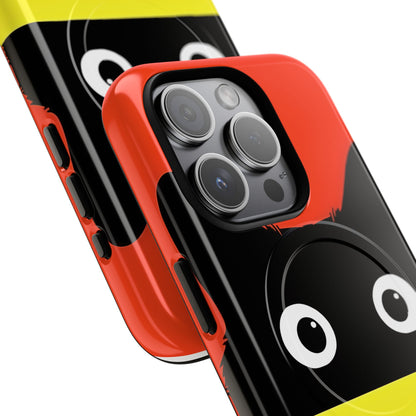 Peekaboo Cat Crimson iPhone 15 Pro Case - Tough+