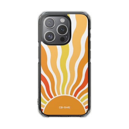 Retro Sunshine Waves iPhone Case - Impact