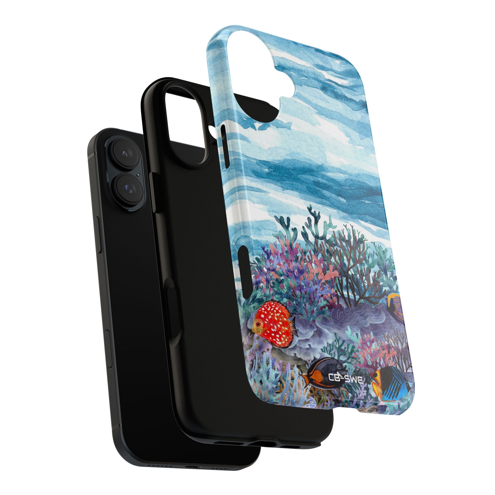 Aquatic Life Watercolors - iPhone Case