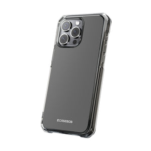 Granite Gray | Phone Case for iPhone (Clear Impact Case - Magnetic)