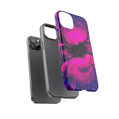 Deep Pink Ink Art iPhone Case (Protective) Phone Case